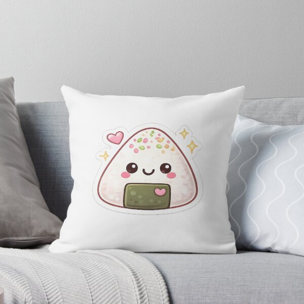 Item preview, Cute smiling oniguiri designed and sold by Vimi Doodles.