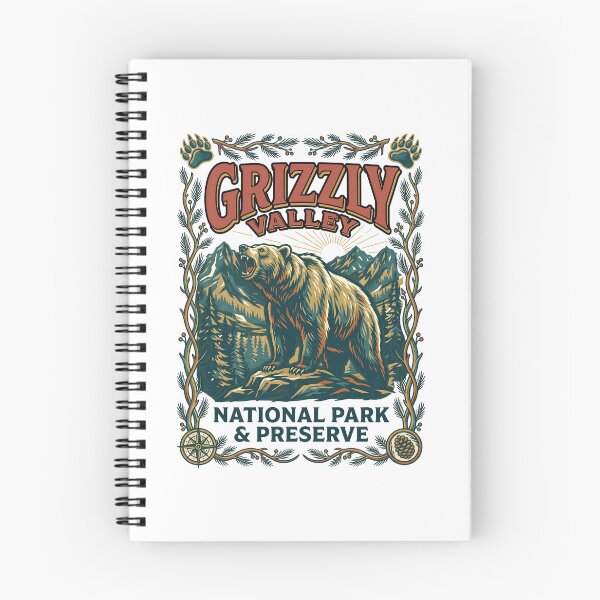 Item preview, Grizzly Valley National Park Vintage  designed and sold by TeeARTHY.