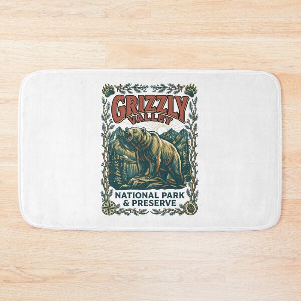 Item preview, Grizzly Valley National Park Vintage  designed and sold by TeeARTHY.