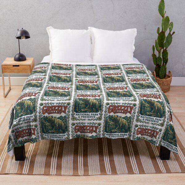 Item preview, Grizzly Valley National Park Vintage  designed and sold by TeeARTHY.