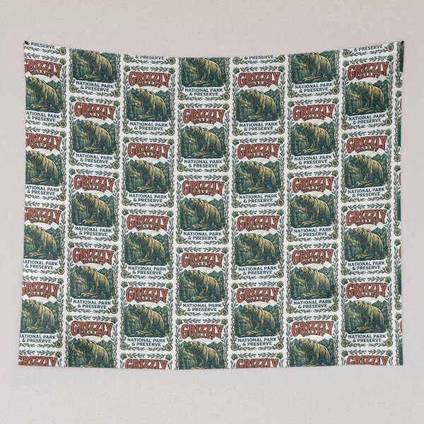 Item preview, Grizzly Valley National Park Vintage  designed and sold by TeeARTHY.