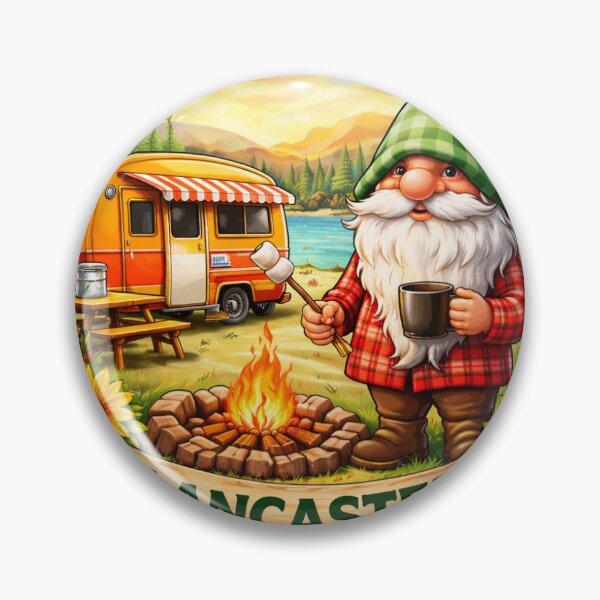 Item preview, Camping Gnome Guy in Lancaster PA designed and sold by Nelly's Mercantile.
