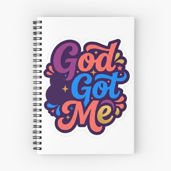 Item preview, God Got Me Sticker | Trendy Christian Faith Quote Sticker designed and sold by Nara8.