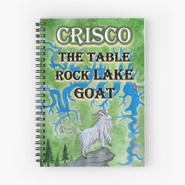 Item preview, CRISCO the Table Rock Lake Goat with lake map  designed and sold by Matt Starr Fine Art .