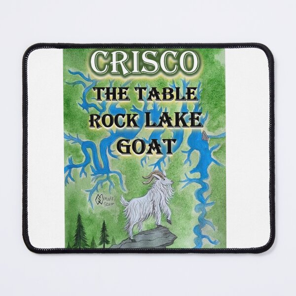 Item preview, CRISCO the Table Rock Lake Goat with lake map designed and sold by Matt Starr Fine Art .