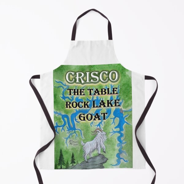 Item preview, CRISCO the Table Rock Lake Goat with lake map  designed and sold by Matt Starr Fine Art .