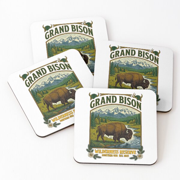 Item preview, Grand Bison Wilderness Reserve Vintage designed and sold by TeeARTHY.