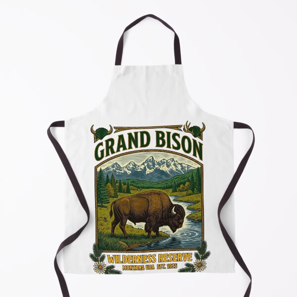 Item preview, Grand Bison Wilderness Reserve Vintage designed and sold by TeeARTHY.