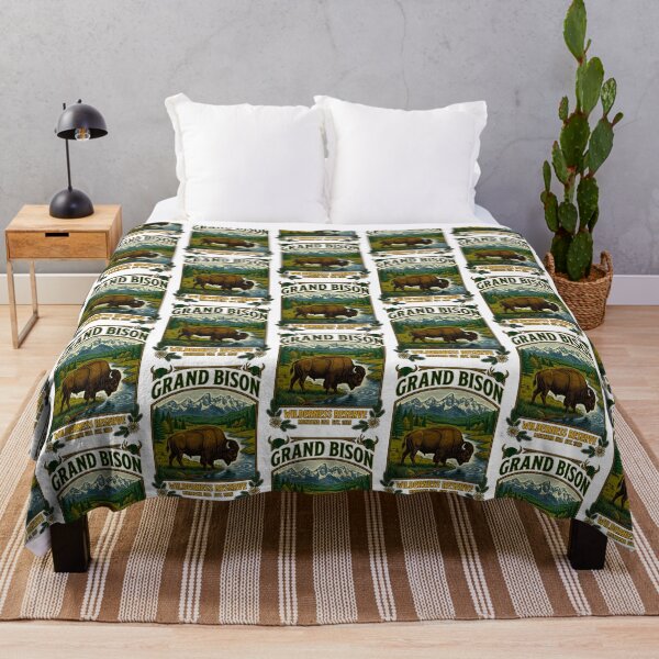 Item preview, Grand Bison Wilderness Reserve Vintage designed and sold by TeeARTHY.
