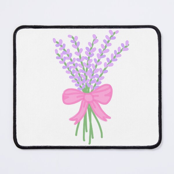 Item preview, Lavender bouquet with Pink Bow sticker designed and sold by Vimi Doodles.