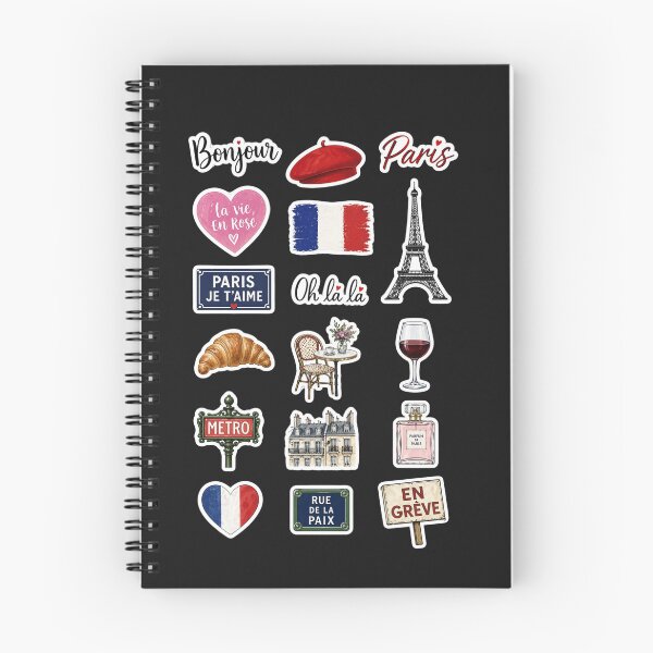 Item preview, French Aesthetic Sticker Sheet – Paris Icons & “EN GRÈVE” Cut-Out Collection designed and sold by Voici.