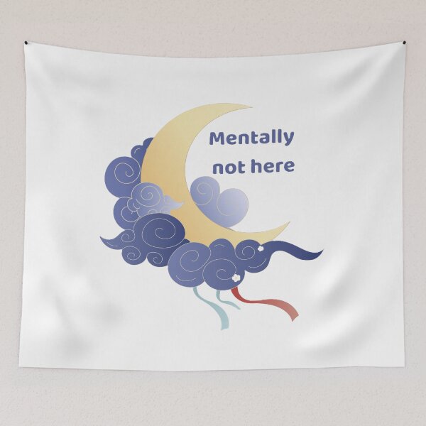 Item preview, mentally not here designed and sold by creativityisfun.