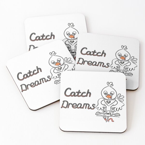 Item preview, Catch Dreams – Cute Hungry Bird Line Art designed and sold by Samaya-.