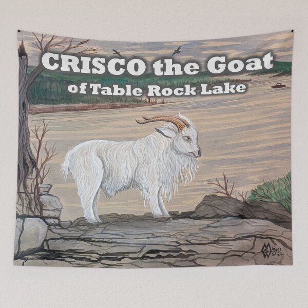 Item preview, Crisco the Goat of Table Rock Lake designed and sold by Matt Starr Fine Art .