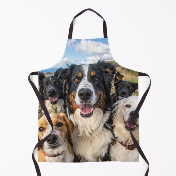 Item preview, Playful Dog Friends Portrait designed and sold by BetweenForms.