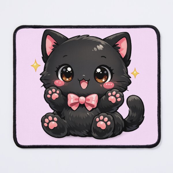 Item preview, Kawaii black cat designed and sold by jenswiftie.