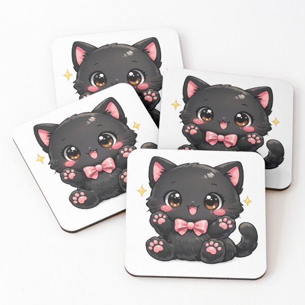 Item preview, Kawaii black cat designed and sold by jenswiftie.