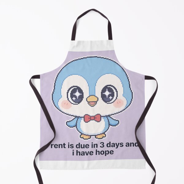 Item preview, Rent Is Due Penguin Meme - Gen Z Humor designed and sold by PictorialWhimsy.