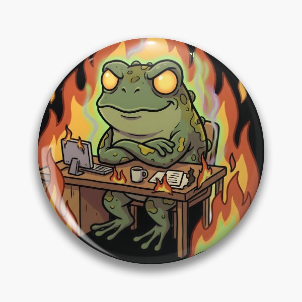Item preview, Everything Is Under Control Frog Shirt – This Is Fine Meme, Cursed Frog Anxiety Humor Tee designed and sold by Martin's_Design.