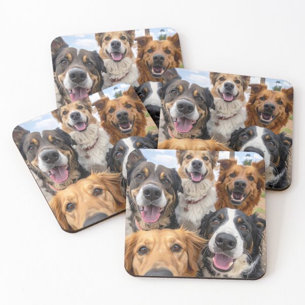 Item preview, Happy Dog Selfie Portrait designed and sold by BetweenForms.