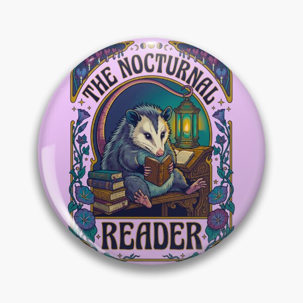 Artikelvorschau, Nachtaktives Leseopossum liest Bücher entworfen und verkauft von TeeARTHY.