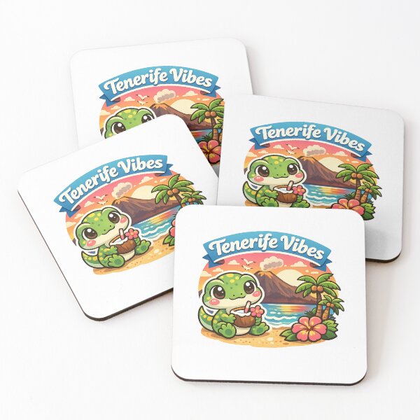 Item preview, Cute Tenerife Gecko Sticker – Tropical Canary Islands Vibes designed and sold by ZYNORAworld.
