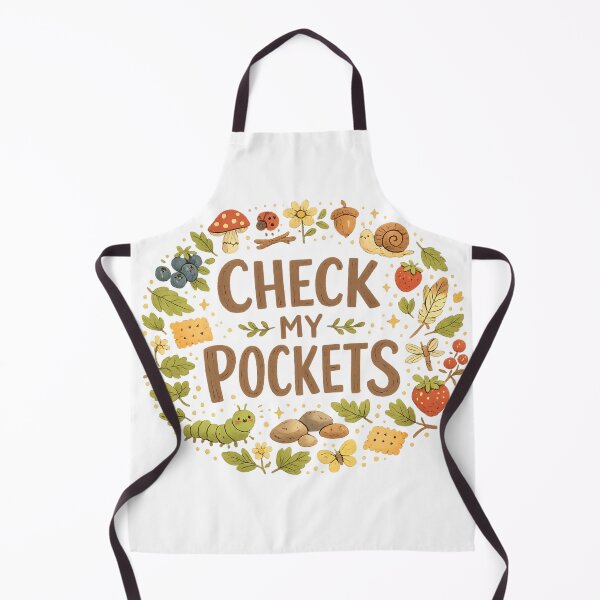 Item preview, Check My Pockets Bug Catcher Kids Funny Bug Hunting Outdoor Explorer Boy Nature Lover Caterpillar Insect Collector Design designed and sold by Maravillio.