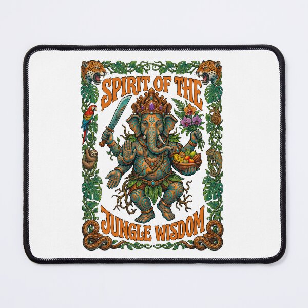 Item preview, Spirit of the Jungle Wisdom Ganesha designed and sold by TeeARTHY.
