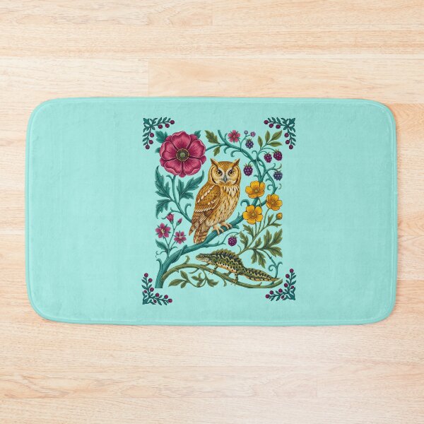 Item preview, Owl Perched on Branch with Flowers designed and sold by TeeARTHY.