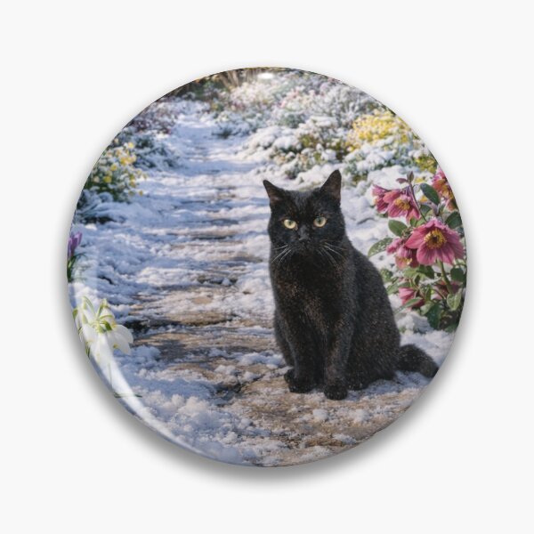 Item preview, Sooty the Solid Radio Cat at Winter designed and sold by Sooty's Cosy Corner.