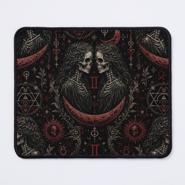 Item preview, Dark Gothic with twins and Gemini symbols designed and sold by Imprearte.