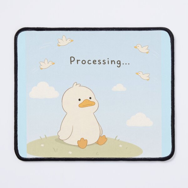 Item preview, “Processing…” Duck – Minimal Aesthetic Collection designed and sold by Bittor18.
