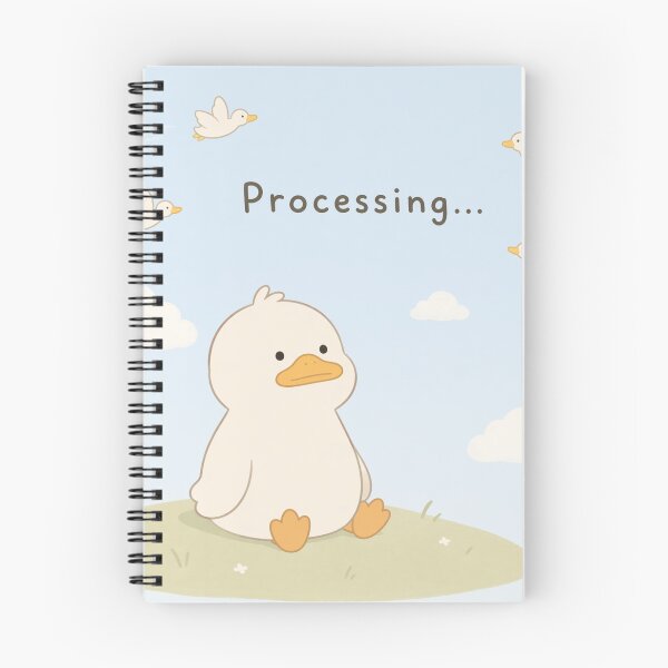 Item preview, “Processing…” Duck – Minimal Aesthetic Collection designed and sold by Bittor18.
