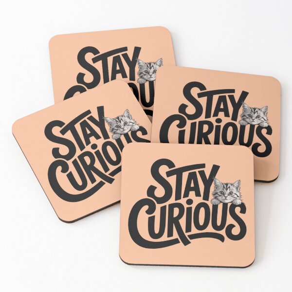 Item preview, Cat - Stay Curious designed and sold by 123ks.