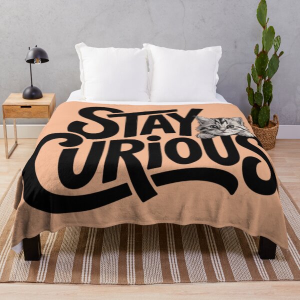 Item preview, Cat - Stay Curious designed and sold by 123ks.