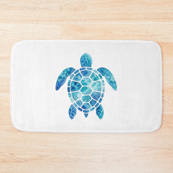 Item preview, Ocean Blue Sea Turtule watercolor designed and sold by shellle in the ocean.
