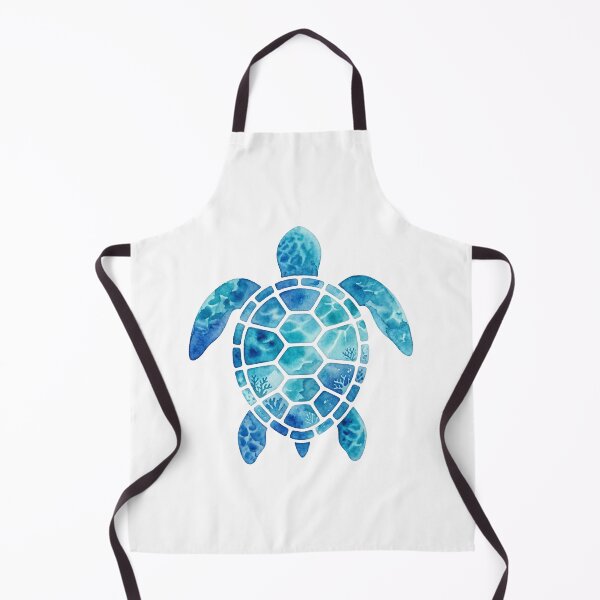 Item preview, Ocean Blue Sea Turtule watercolor designed and sold by shellle in the ocean.