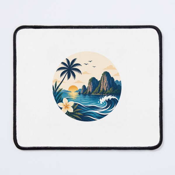 Item preview, Tropical sunset Philippines – Stylized sea & beach logo designed and sold by la-vie-aux-philippines.