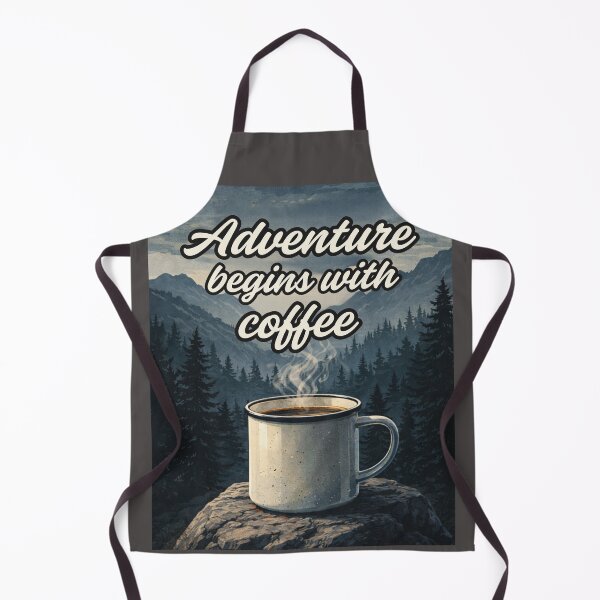 Item preview, Adventure Begins With Coffee designed and sold by MyE Trendz.