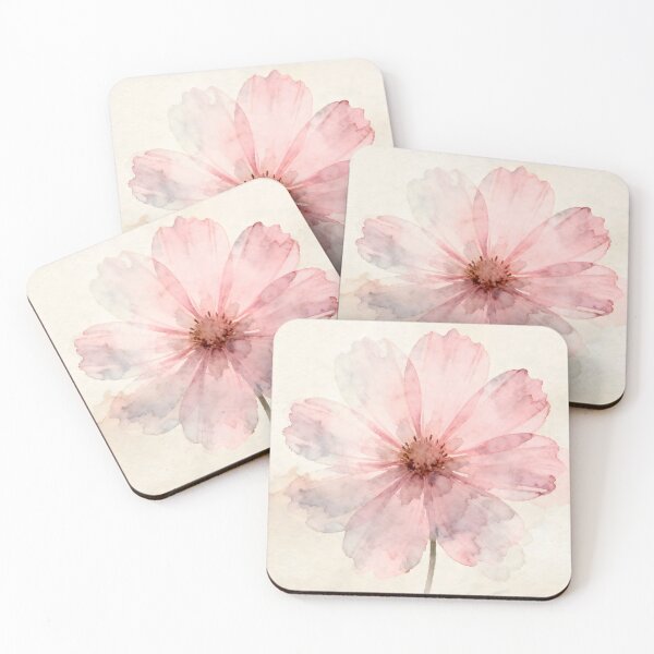 Item preview, Cosmos in antique rose and mauve designed and sold by KristinM..