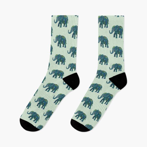 Item preview, Painted Patchwork Elephant designed and sold by Catzura.