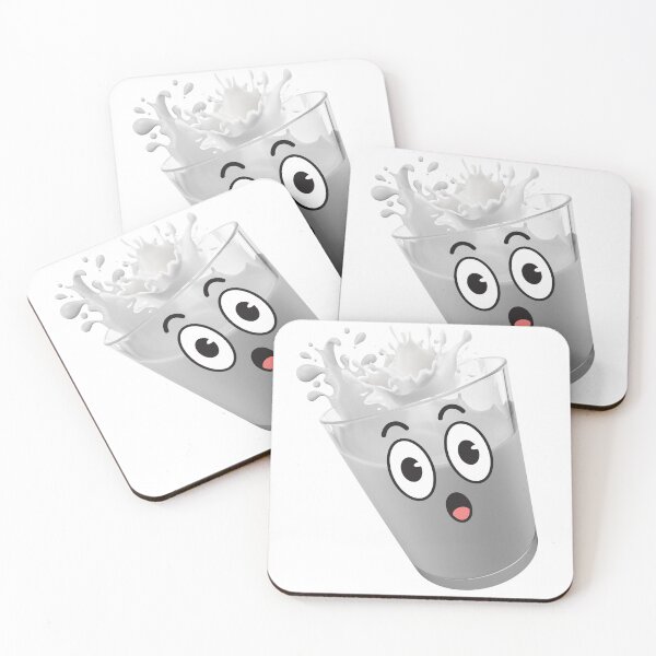 Item preview, Cute Milk Splash Cartoon Character Funny Drink Sticker designed and sold by Pandey14.