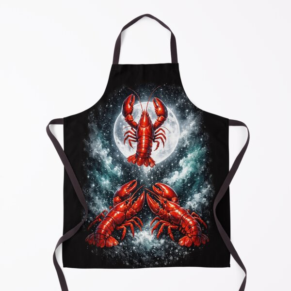 Item preview, Crawfish Under Full Moon Cosmic Galaxy Cajun Boil Aesthetic Retro Space Animal Art designed and sold by Maravillio.