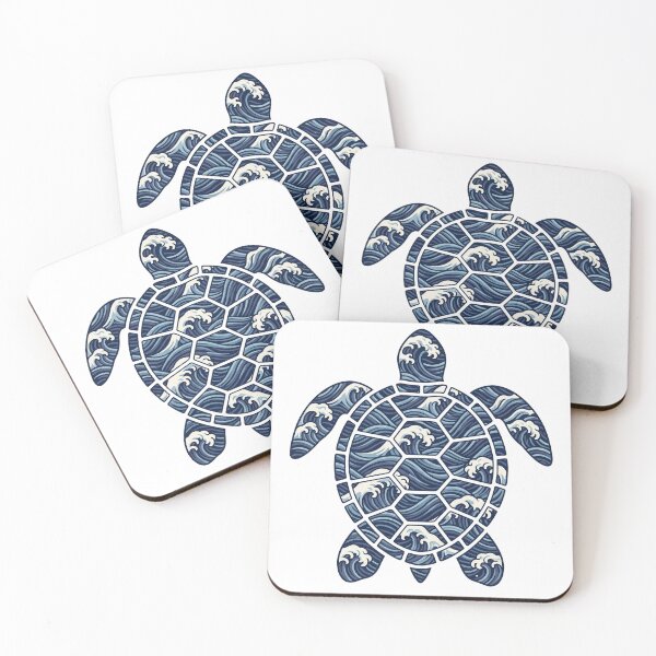 Item preview, The Great Wave Sea Turtule  designed and sold by shellle in the ocean.