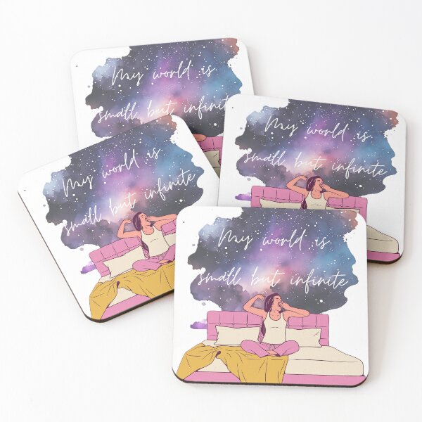 Item preview, my worls is small but infinite designed and sold by creativityisfun.