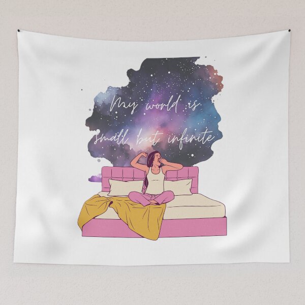Item preview, my worls is small but infinite designed and sold by creativityisfun.