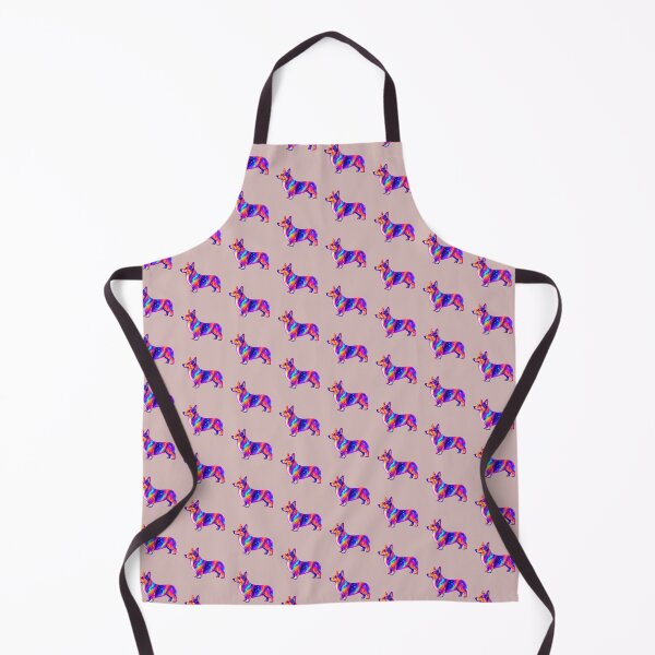 Item preview, Neon Dog Corgi Abstraction Graphic. designed and sold by byaga.