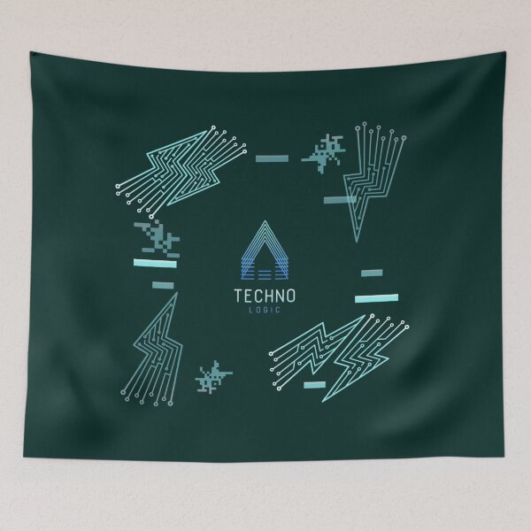 Item preview, Techno Logic — Cyberpunk Circuitry Lightning Graphic designed and sold by TZAR WORKS.