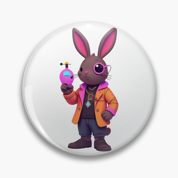 Item preview, cyberpunk rabbit design with cyberpunk style clothing designed and sold by geekmania48.