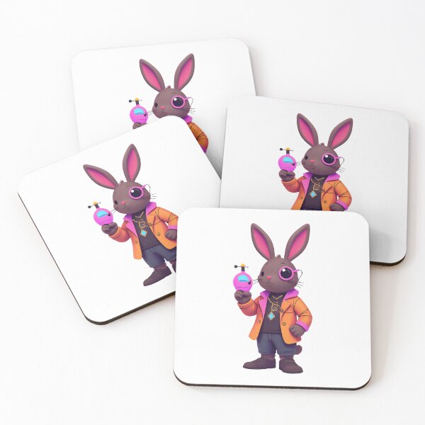 Item preview, cyberpunk rabbit design with cyberpunk style clothing designed and sold by geekmania48.